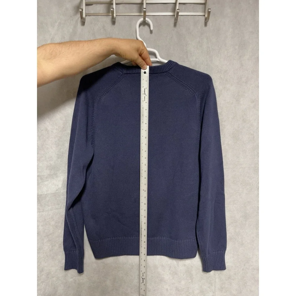 NWOT J Crew Sweater Men XL Blue Nordic Oarsmen Grandpa Fisherman Heavy Crew Neck